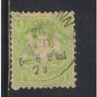 Бавария Кор 1870 Герб Стандарт #22y