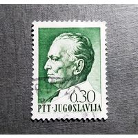 Марка Югославия 1967 год Иосип Броз Тито