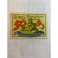 50 пфеннингов (нотгельды) г. Германия.