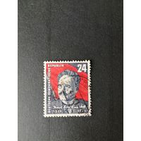 ГДР 1951 Марка "К 80-летию со дня рождения Карла Либкнехта" (гашение без клея) Mi.294 каталог 3.0 евро