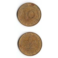 10 пфеннигов Германия 1978 года(G)