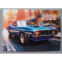 Автомобиль. Календарик, 2026