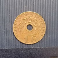 Нидерландская Индия 1 цент 1945 год