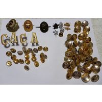 Какарды. Петлицы. Пуговицы