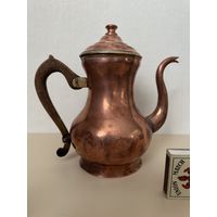 Старинный медный чайник. Европа много Лотов с рубля