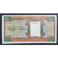 200 угий Мавритания 2002 г. UNC