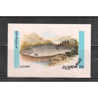 Стаффа(Шотландские ос-ва)-1973 , гаш. , Морская  Фауна,Рыбы,