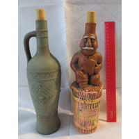 Бутылки. Северный Кавказ. Керамика. Отличное состояние. Цена за обе.