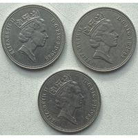 Великобритания 5 пенсов 1988 г. Цена за 1 шт.