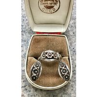 Серьги и кольцо комплект