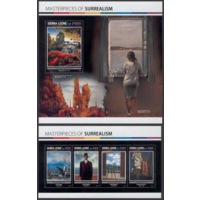 Сьерра-Леоне 2017  Живопись  ИСКУССТВО КАРТИНЫ  к/б+бл MNH