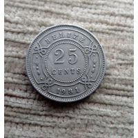 Werty71 Белиз 25 центов 1981
