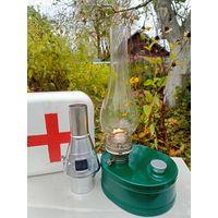 Керосиновая лампа-обогреватель военного полевого медсанбата