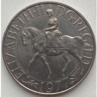 Великобритания 25 пенсов 1977 г. Серебряный юбилей Елизаветы II