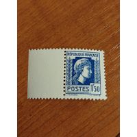 1944-45 Франция  Французский Комитет Национального Освобождения Марианна чистая клей MNH** (5-7)