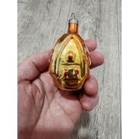 Игрушка елочная советская домик