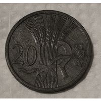 Богемия и Моравия 20 геллеров, 1944 (14-13-3)