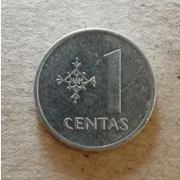 Литва 2 Республика 1 цент 1991 г., KM# 85 ю