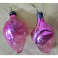 Елочные игрушки эпохи СССР, 2 шт