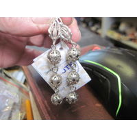 Серьги Кубачи 925 пробы.