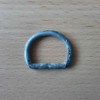 Полукольцо для Y-портупеи.22х26мм.Германия