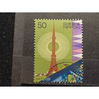 Япония, 2000. Токийская телебашня. Mi-1,8 евро гаш.