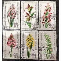 ГДР 1976. Флора. Орхидеи. Полная серия