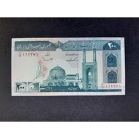 200 риалов 1985 года. Иран. UNC