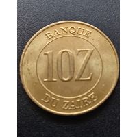 Заир 10 заиров 1988 г.