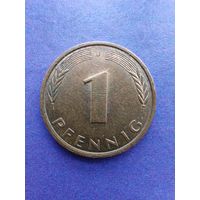 Германия ФРГ 1 пфенниг 1986 J