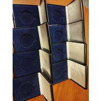 Футляр, коробка, от первых монет НБРБ. 8 штук. Цена за всё.