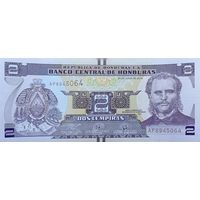 Werty71 Гондурас 2 лемпиры 2019 UNC банкнота