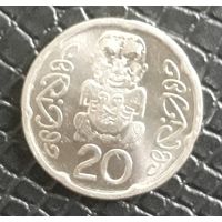 Новая Зеландия 20 центов 2008