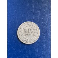 Швейцария 1/2 Франка 1921