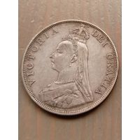 Великобритания. Двойной флорин 1889. Виктория