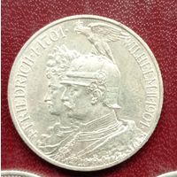 Пруссия 2 марки 1901. 200 лет Пруссии