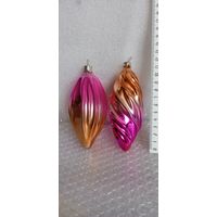 Ёлочные игрушки. Подвески из тонкого стекла. 20