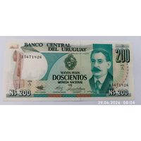 Уругвай 200 песо 1986