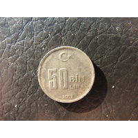 Турция. 50 000 лир.2003. С 20 копеек. Распродажа коллекции. Смотрите другие лоты.