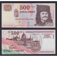 Венгрия 500 форинтов образца 2006 года UNC p194