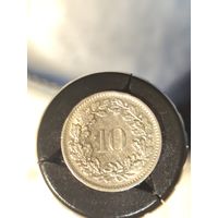 Швейцария 10 раппенов 1970  -1-