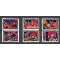 Космическая фантастика. Куба. 1974. 6 марок. Michel N 1956-1961 (4,6 е)