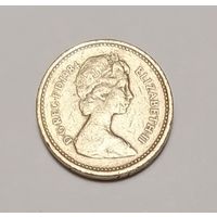 1 pound 1984 г. с Елизаветой II