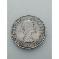 Великобритания  1 шиллинг 1955 года .