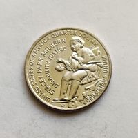 США 1/4 доллара 2025 г.    Стейси Парк Милберн  Американские женщины UNC