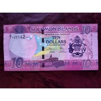 10 долларов Соломоновы острова 2017 г.