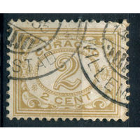 Нидерландские колонии - Кюрасао - 1915г. - цифры, 2 с - 1 марка - гашёная [Mi 51]. #3-WB-77-A-1