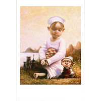 Почтовая открытка "Розовые дни"