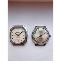 Часы наручные пакета и слава кварц ссср, редкие, в коллекцию