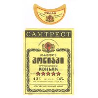 241 Этикетка Грузинский коньяк